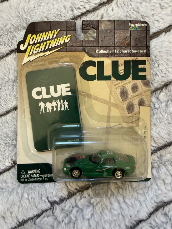 Hasbro Other - Hasbro CLUE Green Johnny Lightning Collectible Car